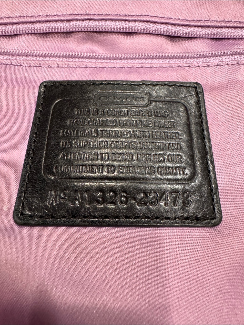 Coach Black and Gray Signature Tote Bag - Picture 7 of 10
